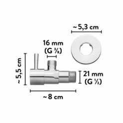 Baliv Handwaschbecken-Set 36 Cm Weiß Mit Armatur -Home Bathroom 006947068067 VM04 270721 L