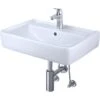 Geberit Waschbecken Renova Plan 60 Cm Inkl. Armatur Weiß -Home Bathroom 00 GeberitRenovaPlanWT60cm