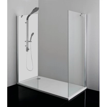 Seitenwand Sanoflex 6 Mm Chrom 105 Cm X 195 Cm 4 Seitenwand Sanoflex 6 Mm Chrom 105 Cm X 195 Cm – Bild 2