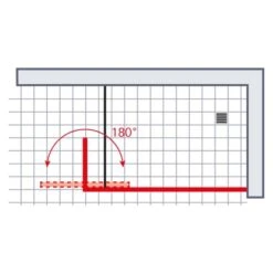 Schulte Walk-In Dusche Toura 80 X 200 Cm Mit Beweglichem Element 40 Cm -Home Bathroom 060991060762 2053 060762 6