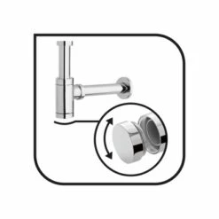 Baliv Handwaschbecken-Set 36 Cm Weiß Mit Armatur -Home Bathroom 06947068067 WEB03 270721 L