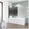 Schulte ExpressPlus Badewannenaufsatz Komfort Sicherheitsglas (ESG) 112 X 140 Cm -Home Bathroom 108057 2053 2