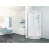 Baliv Komplettdusche DUK-85.100KR 85 Cm X 85 Cm Silber Matt -Home Bathroom 110928 AB01 190221 L RET01