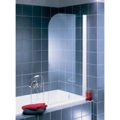 Schulte Badewannenaufsatz 1-teilig Chrom-Optik Dekor Liane -Home Bathroom 140623 4081 4