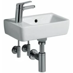 Geberit Handwaschbecken Renova Compact40 Cm Weiß Hl & Ül KeraTect -Home Bathroom 16037 4123 7278406 print 1