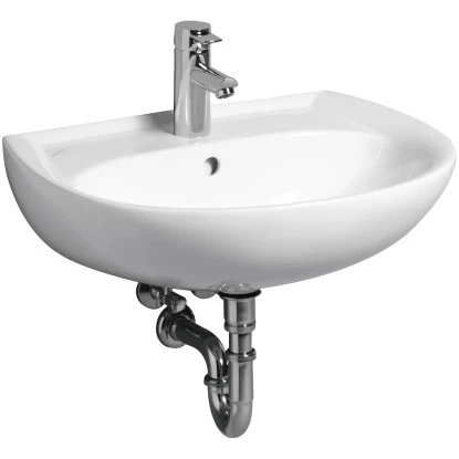 Geberit Waschbecken Renova 60 Cm Manhattan Mit Hahnloch Und Überlauf 4 Geberit Waschbecken Renova 60 Cm Manhattan Mit Hahnloch Und Überlauf – Bild 2