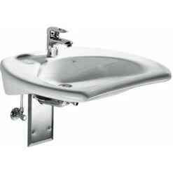 Geberit Waschbecken Vitalis Barrierefrei 65 Cm Mit Überlauf -Home Bathroom 16976 4123 8452369 print 1