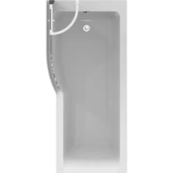 Ideal Standard Duschwand Connect Air Aus Glas Mit Tür Beidseitig Verwendbar -Home Bathroom 189185 3049 6