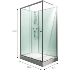 Schulte Komplettduschkabine Ibiza Funktionsteil Links 120x80x204 Cm -Home Bathroom 2020 2053 4060991009907 12