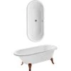 Villeroy & Boch Boch Badewanne Hommage 177,1 Cm X 77, 1 Cm Freistehend Weiß Alpin