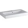 Geberit Waschbecken ICon 75 Cm Weiß Mit Hl Und Ül KeraTect -Home Bathroom 23 124075600 Primary Image