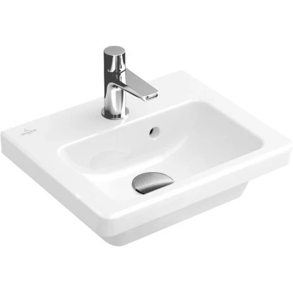 Villeroy & Boch Handwaschbecken Subway 2.0 37 Cm Alpinweiß Mit Hahnloch 3 Villeroy & Boch Handwaschbecken Subway 2.0 37 Cm Alpinweiß Mit Hahnloch