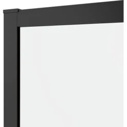 Baliv Seitenwand Für Duschkabine DUK-90.91W 90 Cm X 195 Cm Schwarz -Home Bathroom 250312111031 CU01 190221 L