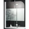 Interpromo Badewannenaufsatz 2-teilig Chromoptik Softcube -Home Bathroom 302240 1884 1
