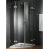 Schulte Fünfeckdusche Davita 4-teilig Echtglas Chrom -Home Bathroom 3064 4081 fuenfeckdusche 1