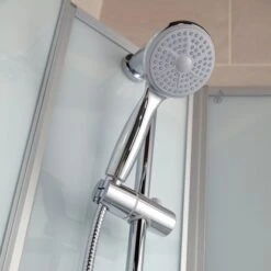 Schulte Komplettduschkabine Korfu II Alu-Natur Hellgrün 89x89x202 Cm -Home Bathroom 32020 2053 4060991009983 7 1