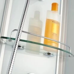 Schulte Komplettduschkabine Korfu II Alu-Natur Hellgrün 89x89x202 Cm -Home Bathroom 32020 2053 4060991009983 9 1