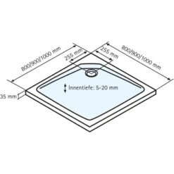 Schulte ExpressPlus Duschwanne Quadrat Extraflach Alpinweiß 90 X 90 Cm 10 Schulte ExpressPlus Duschwanne Quadrat Extraflach Alpinweiß 90 X 90 Cm -Home Bathroom 32020 2053 4060991037030 5