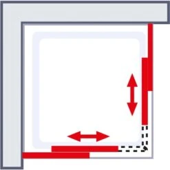 Schulte ExpressPlus Eckeinstieg 4-tlg. Kristall/Trend Chromoptik 90x90x185cm 12 Schulte ExpressPlus Eckeinstieg 4-tlg. Kristall/Trend Chromoptik 90x90x185cm -Home Bathroom 32020 2053 4060991038174 6