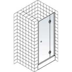 Schulte ExpressPlus Drehtür In Nische MasterClass Rechts Chromoptik 90x200cm -Home Bathroom 32020 2053 4060991038280 5