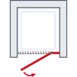 Schulte ExpressPlus Drehtür In Nische MasterClass Rechts Chromoptik 90x200cm -Home Bathroom 32020 2053 4060991038280 6