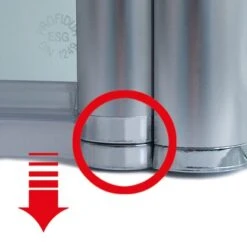 Schulte ExpressPlus Eckeinstieg Mit Drehfalttür Garant Fliesen 200x80cm -Home Bathroom 3342 2053 HebSenk Profil 1 2