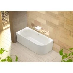Ottofond Badewanne Mince Corner XS Rechts 155 Cm X 80 Cm Weiß -Home Bathroom 4005489137007 3209 AB 01