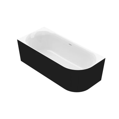 Ottofond Badewanne Mince Corner Rechts 180 Cm X 80 Cm Schwarz Weiß 3 Ottofond Badewanne Mince Corner Rechts 180 Cm X 80 Cm Schwarz Weiß