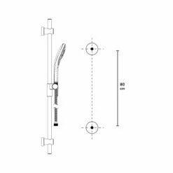 Baliv Duschbrause-Set DBS-90.60 Verchromt -Home Bathroom 4007873313042 WEB01 260521
