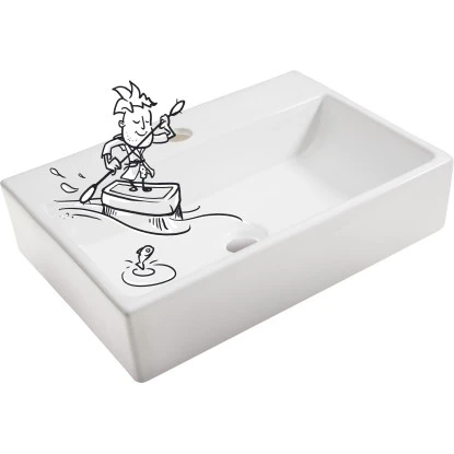 Baliv Aufsatzwaschbecken WBA-7020 Eckig 52 Mm X 36 Cm 6 Baliv Aufsatzwaschbecken WBA-7020 Eckig 52 Mm X 36 Cm – Bild 4