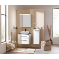 Fackelmann Aufsatzwaschbecken Vaida Keramik 40,5 Cm Weiß 8 Fackelmann Aufsatzwaschbecken Vaida Keramik 40,5 Cm Weiß -Home Bathroom 4008033796996 3254 03