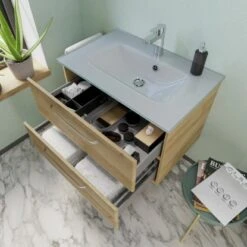 Pelipal Glas-Waschbecken 77 Cm Trentino -Home Bathroom 4017026108425 2467 01