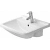 Duravit Einbauwaschbecken Starck 3 55 Cm Weiß WG Halbeinbauwaschtisch + Hahnloch -Home Bathroom 4021534258350 001