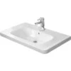 Duravit Möbelwaschbecken DuraStyle 80 Cm Weiß Mit 1 Hahnloch 2 Duravit Möbelwaschbecken DuraStyle 80 Cm Weiß Mit 1 Hahnloch -Home Bathroom 4021534850721 001