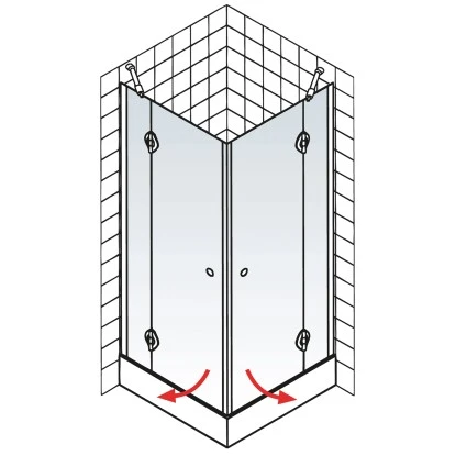 Schulte Eckeinstieg Youngline Chromoptik Depoli Light 192 Cm X 90 Cm X 90 Cm 9 Schulte Eckeinstieg Youngline Chromoptik Depoli Light 192 Cm X 90 Cm X 90 Cm – Bild 7