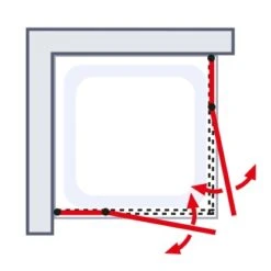 Schulte Eckeinstieg Youngline Chromoptik Depoli Light 192 Cm X 90 Cm X 90 Cm 17 Schulte Eckeinstieg Youngline Chromoptik Depoli Light 192 Cm X 90 Cm X 90 Cm -Home Bathroom 4037563122548 6