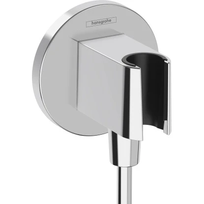 Hansgrohe Wandanschluss Mit Brausehalter FixFit S 3 Hansgrohe Wandanschluss Mit Brausehalter FixFit S