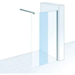 Schulte Duschwand Walk In M6 MasterClass Chromoptik BxHxT 120 X 200 Cm -Home Bathroom 4060991003073 2053 03