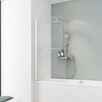 Schulte Komfort Badewannenfaltwand 1-tlg. Mit Handtuchhalter 70 X 140 Cm Weiß 3 Schulte Komfort Badewannenfaltwand 1-tlg. Mit Handtuchhalter 70 X 140 Cm Weiß