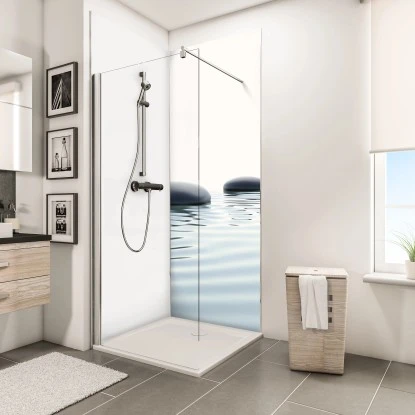 Schulte DecoDesign Duschrückwand "Zen Steine & Wasser" 210 X 90 Cm 5 Schulte DecoDesign Duschrückwand "Zen Steine & Wasser" 210 X 90 Cm – Bild 3