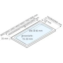 Schulte Duschwanne Rechteck Extra-flach Alpinweiß Inkl.Füße & Ablauf 75 X 160 Cm -Home Bathroom 4060991011580 2053 3
