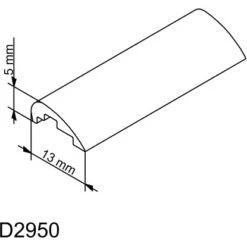 Schulte Wasserleiste Gerade Inkl. Endkappen MasterClass, Garant Und Sunny -Home Bathroom 4060991015212 2053 6