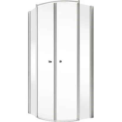 Schulte ExpressPlus Runddusche Garant 4-tlg. Alu-Natur Radius 55cm 4 Schulte ExpressPlus Runddusche Garant 4-tlg. Alu-Natur Radius 55cm – Bild 2