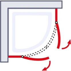 Schulte ExpressPlus Runddusche Garant 4-tlg. Alu-Natur Radius 55cm 12 Schulte ExpressPlus Runddusche Garant 4-tlg. Alu-Natur Radius 55cm -Home Bathroom 4060991038679 2053 6