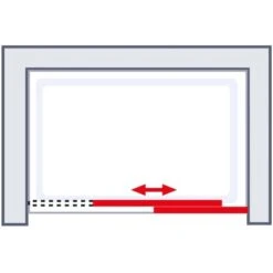 Schulte Schiebetür In Nische Kristall Trend 2-teilig BxH 140 X 200 Cm 13 Schulte Schiebetür In Nische Kristall Trend 2-teilig BxH 140 X 200 Cm -Home Bathroom 4060991044977 2053 6