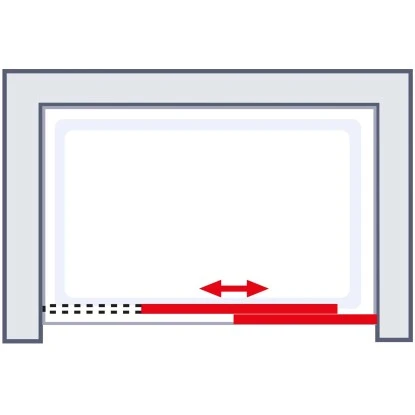Schulte Schiebetür In Nische Kristall Trend 2-teilig BxH 140 X 200 Cm 8 Schulte Schiebetür In Nische Kristall Trend 2-teilig BxH 140 X 200 Cm – Bild 6
