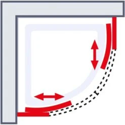 Schulte ExpressPlus Runddusche Sunny Sicherheitsglas Alpinweiß 190x90x90cm -Home Bathroom 4060991051098 2053 6