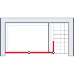 Schulte Alexa Style 2.0 Duschwand Walk In Loft 2-tlg BlackStyle 120 X 30 X 200cm -Home Bathroom 4060991056741 2053 6