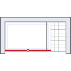 Schulte Alexa Style 2.0 Duschwand Walk In Loft 2-teilig BlackStyle 120 X 200cm -Home Bathroom 4060991056758 2053 6