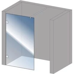 Schulte Alexa Style 2.0 Duschwand Walk In Loft 2-teilig BlackStyle 120 X 200cm -Home Bathroom 4060991056758 2053 7